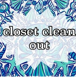 CLOSET CLEAN OUT!!!!!